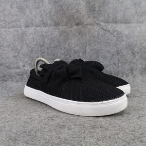 Jolimall Shoes Womens 8 Sneakers Slip On Fashion Casual Knot Bow Black Comfort